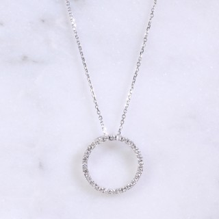 Circle Of Diamonds Necklace